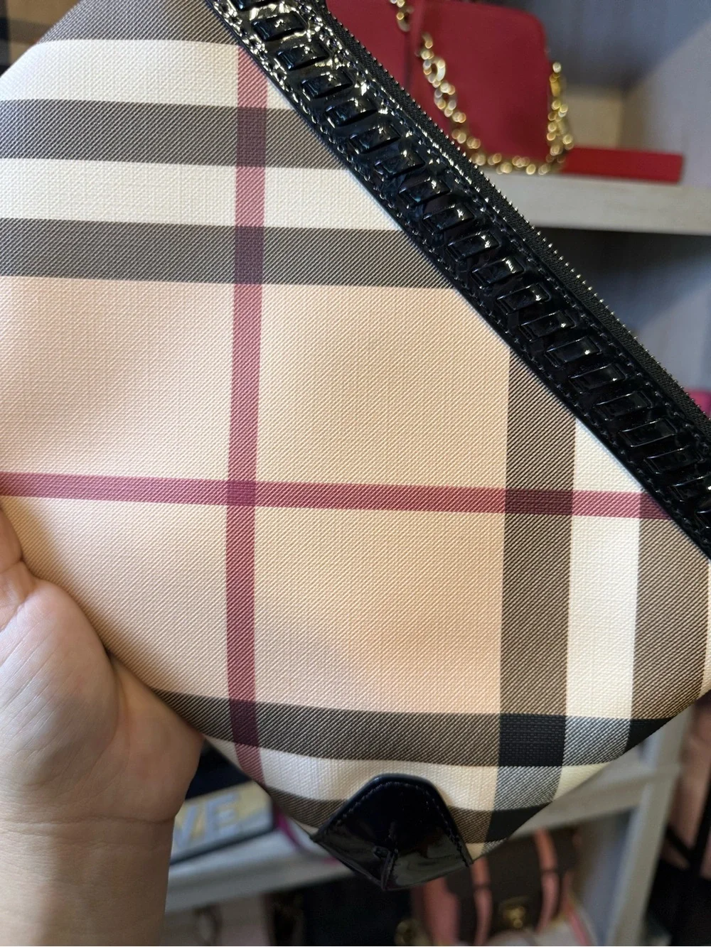 Burberry Novacheck Pouch/ clutch